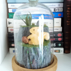 Ecureuil en Calcite jaune